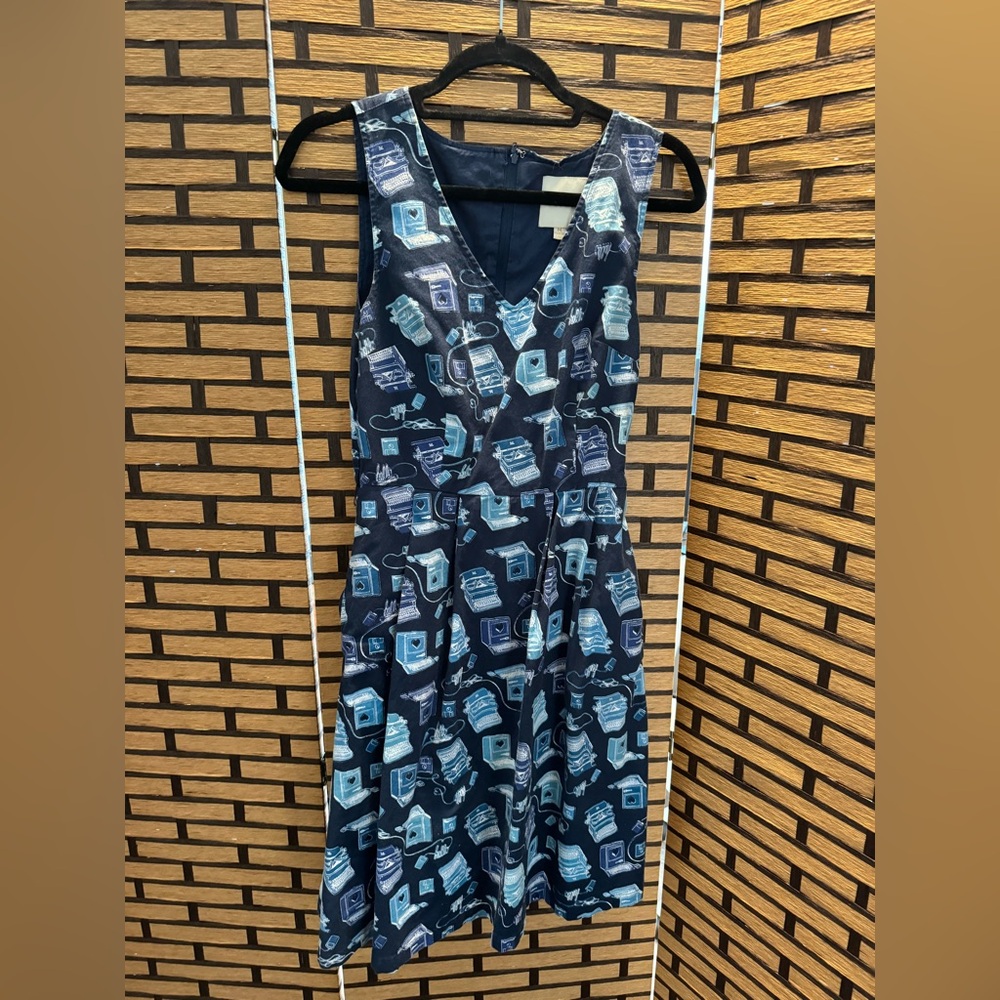 Vintage ModCloth Typewriter Dress Geeky Chic